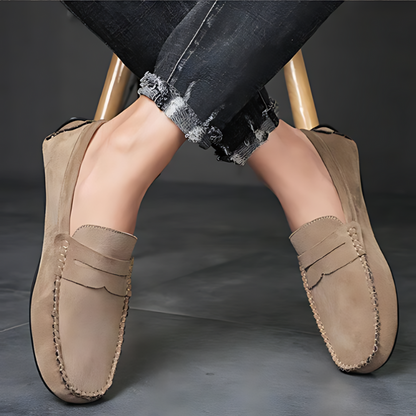 Echt Suède Moccasin Penny Loafers