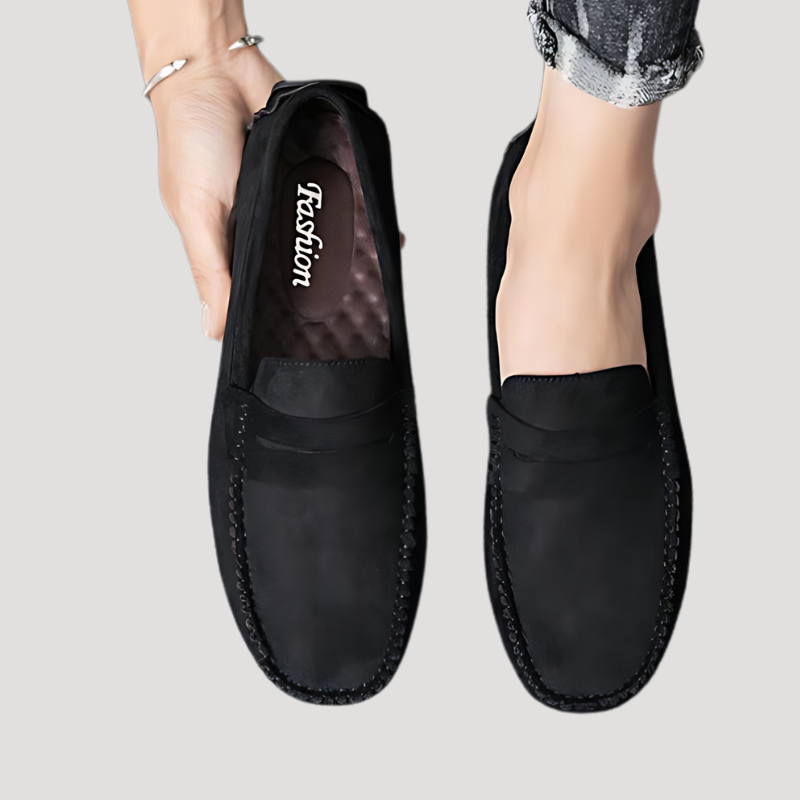 Echt Suède Moccasin Penny Loafers