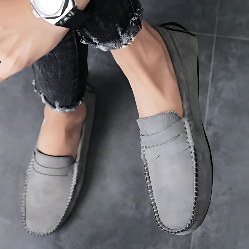 Echt Suède Moccasin Penny Loafers