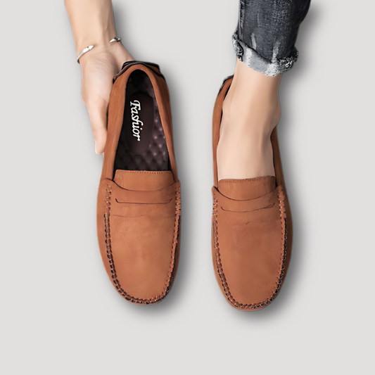 Echt Suède Moccasin Penny Loafers