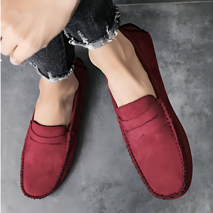 Echt Suède Moccasin Penny Loafers