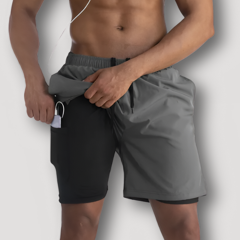 Atleet Stijl Gym Werk Uit Running Shorts Voor Heren