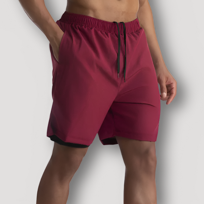 Atleet Stijl Gym Werk Uit Running Shorts Voor Heren