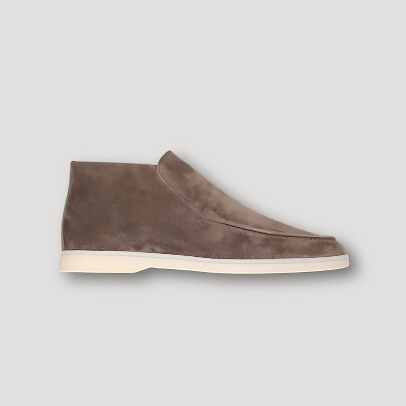 Casual Suède Enkelhoge Mocassin Stijl Loafer