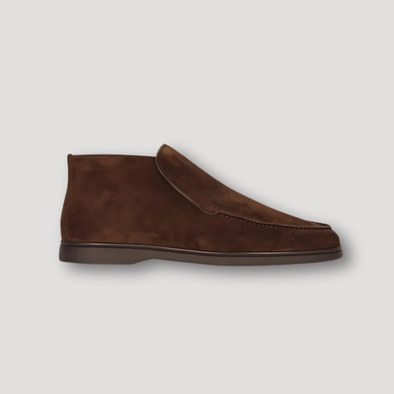 Casual Suède Enkelhoge Mocassin Stijl Loafer