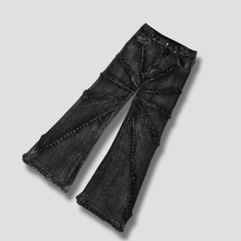 Y2K Punk Lose Denim Jeans - Hiphop Streetwear voor mannen