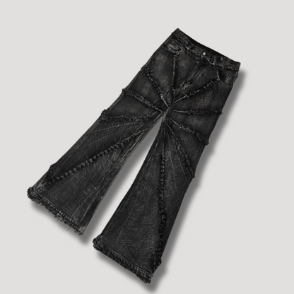 Y2K Punk Lose Denim Jeans - Hiphop Streetwear voor mannen