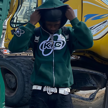 Y2K High Street Hoodie KiC - Streetwear for men and women