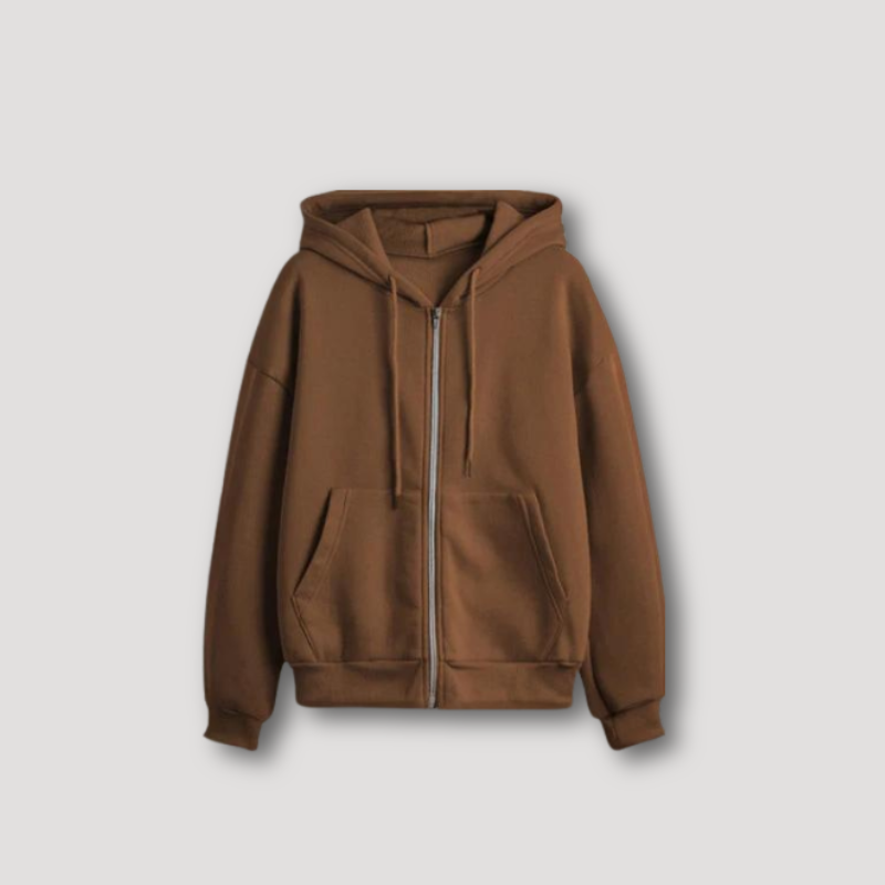 Ontspannen Fit Pluche Knuffel Fleece Lined Hoodie