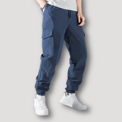 Sportief Tapered Fit Lichtgewicht Joggers Cargo Broek Heren