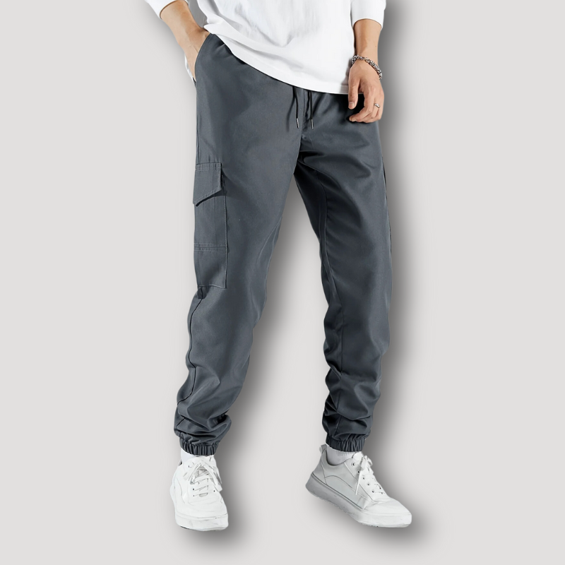 Sportief Tapered Fit Lichtgewicht Joggers Cargo Broek Heren