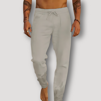 Strand Linnen Trekkoord Relaxed Fit Summer Pants