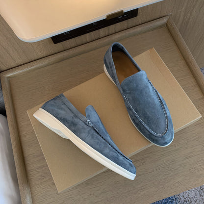 Vintage Leren Loafers Mannen