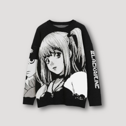 Y2K Japanese Anime Graphic Sweater - Streetwear voor mannen en vrouwen