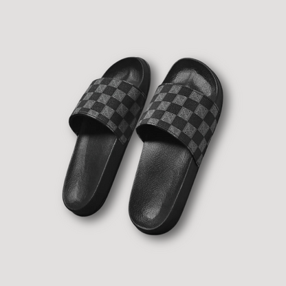 Zomers Geruit Strand Patroon Sports Slide Slipper