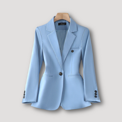 Lange Mouw Formele Business Aangepast Fit Blazer Dames