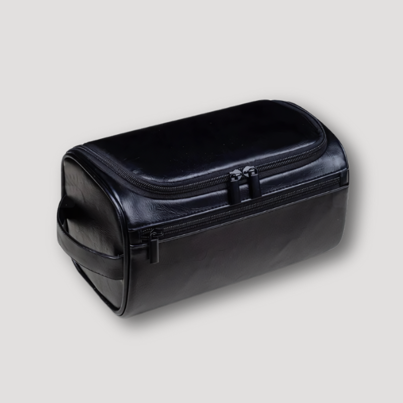 Functionele Reis Rechthoek Form Leren Toiletry Bag