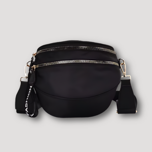 Ronde Kompakt Nylon Crossbody Mini Bag