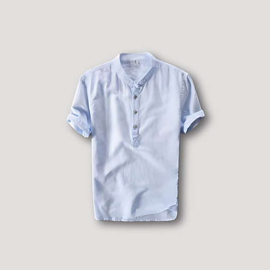 Casual Korte Mouw Button Up Zomer Shirt