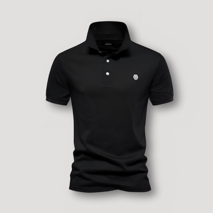 Klassiek Minimalistisch Korte Mouw Slim Fit Polo Shirt Heren