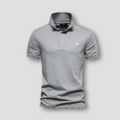 Klassiek Minimalistisch Korte Mouw Slim Fit Polo Shirt Heren