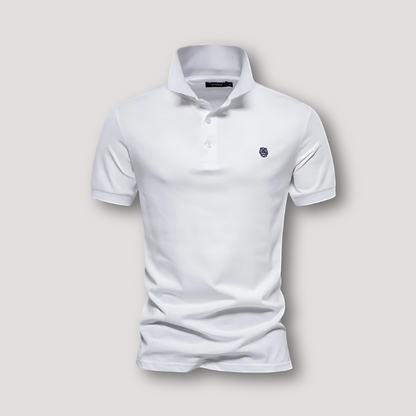 Klassiek Minimalistisch Korte Mouw Slim Fit Polo Shirt Heren