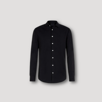 Button Down Lange Mouw Polo Shirt Heren