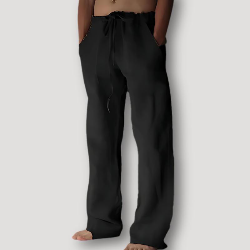 Monaco Linnen Trekkoord Strand Summer Pants