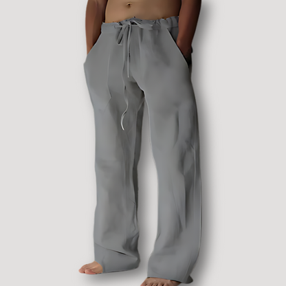 Monaco Linnen Trekkoord Strand Summer Pants