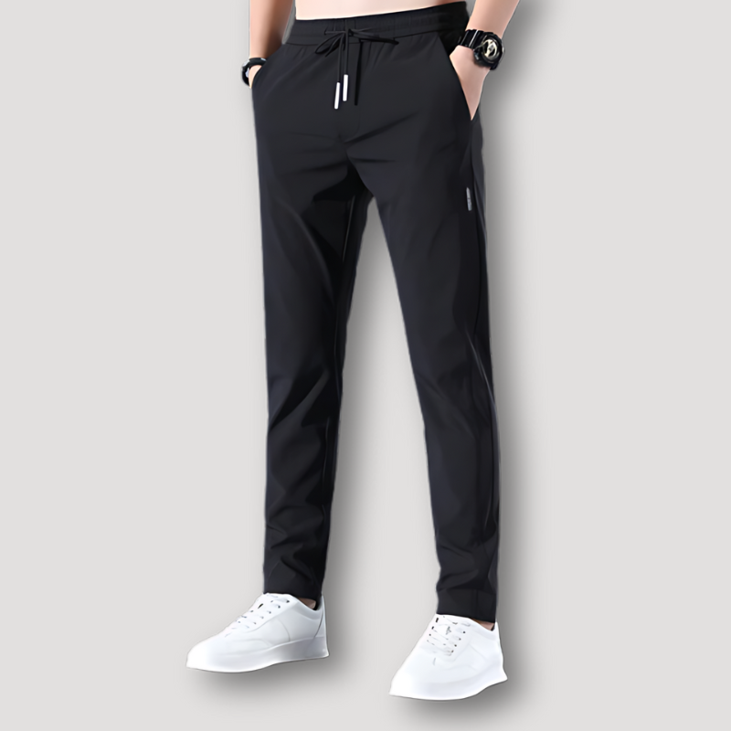 Zomer Tapered Fit Lange Golf Trousers Heren