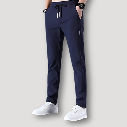 Zomer Tapered Fit Lange Golf Trousers Heren