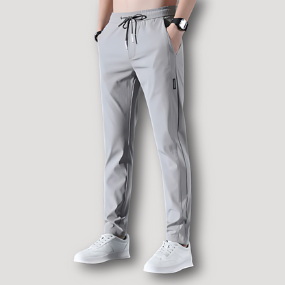 Zomer Tapered Fit Lange Golf Trousers Heren