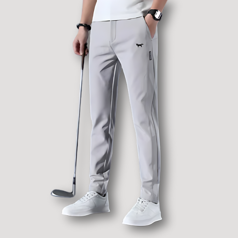 Zomer Tapered Fit Lange Golf Trousers Heren