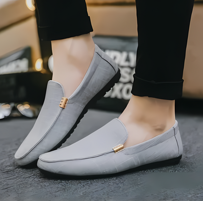 Business Casual Slip On Loafer Heren Zwart