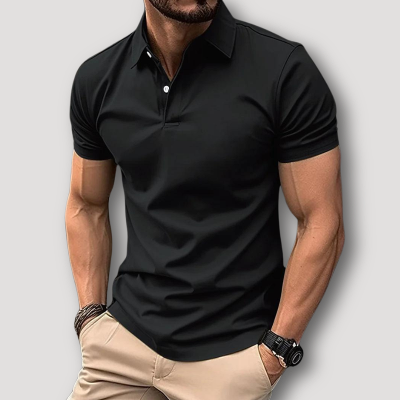 Klassiek Korte Mouw Slim Fit Polo Shirt