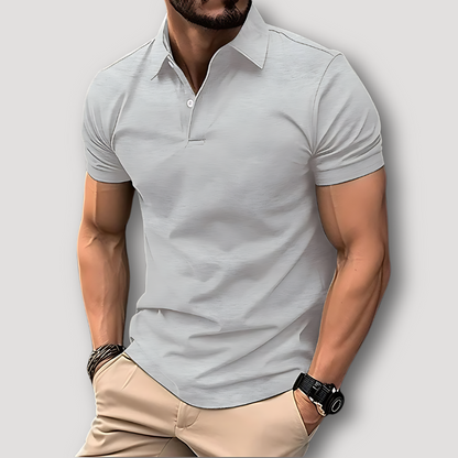 Klassiek Korte Mouw Slim Fit Polo Shirt