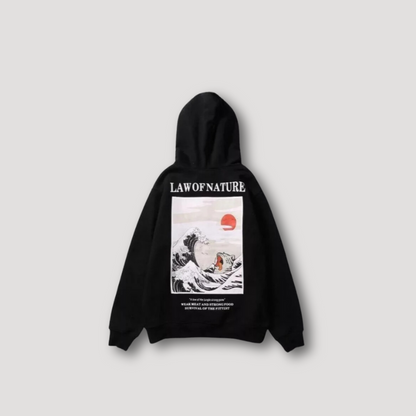 Law Of Nature Grafische Afdrukken Hoodie