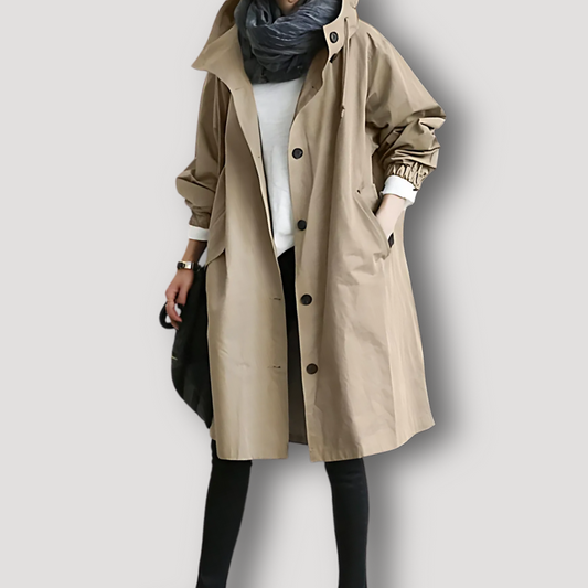 Waterdicht Oversized Trenchcoat Dames