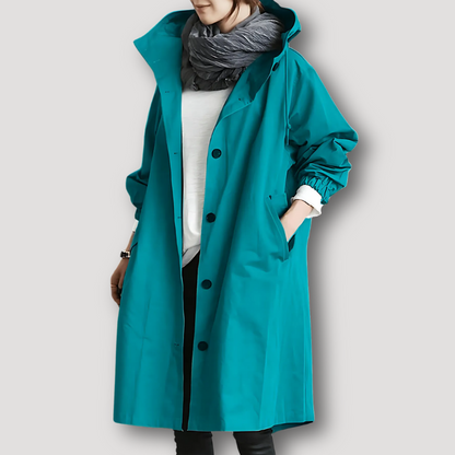 Waterdicht Oversized Trenchcoat Dames