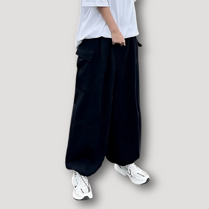 Slordig Oversized Wide Leg Cargo Broek Heren