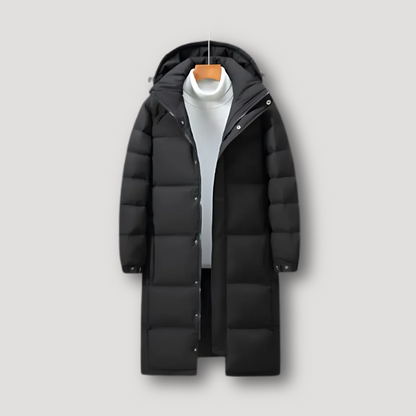 Lange Puffer Winter Parka Jas Voor Heren