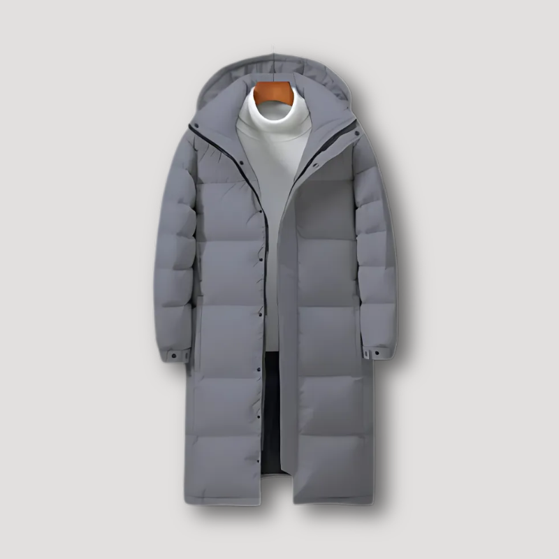 Lange Puffer Winter Parka Jas Voor Heren