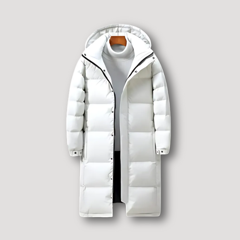 Lange Puffer Winter Parka Jas Voor Heren