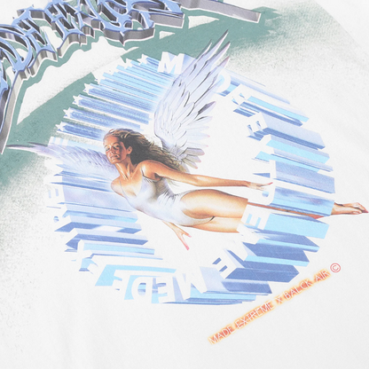 3D Angel Graphic Afdrukken Lang Mouw T Shirt