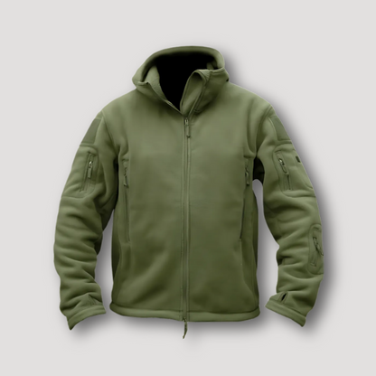 Tactische Ritssluiting Winter Fleece Jas Mannen