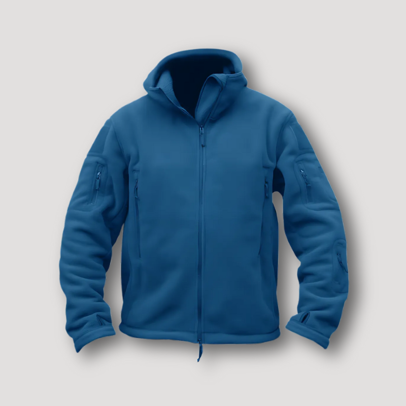 Tactische Ritssluiting Winter Fleece Jas Mannen