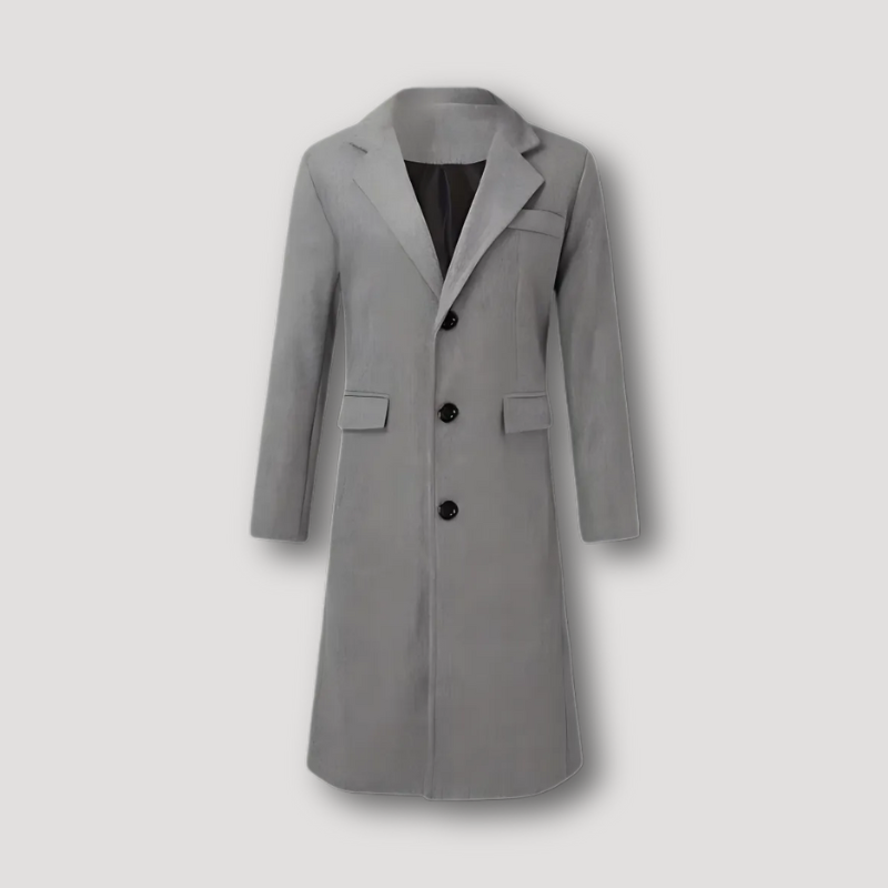 Casual Notch Lapel Winter Overcoat Mannen