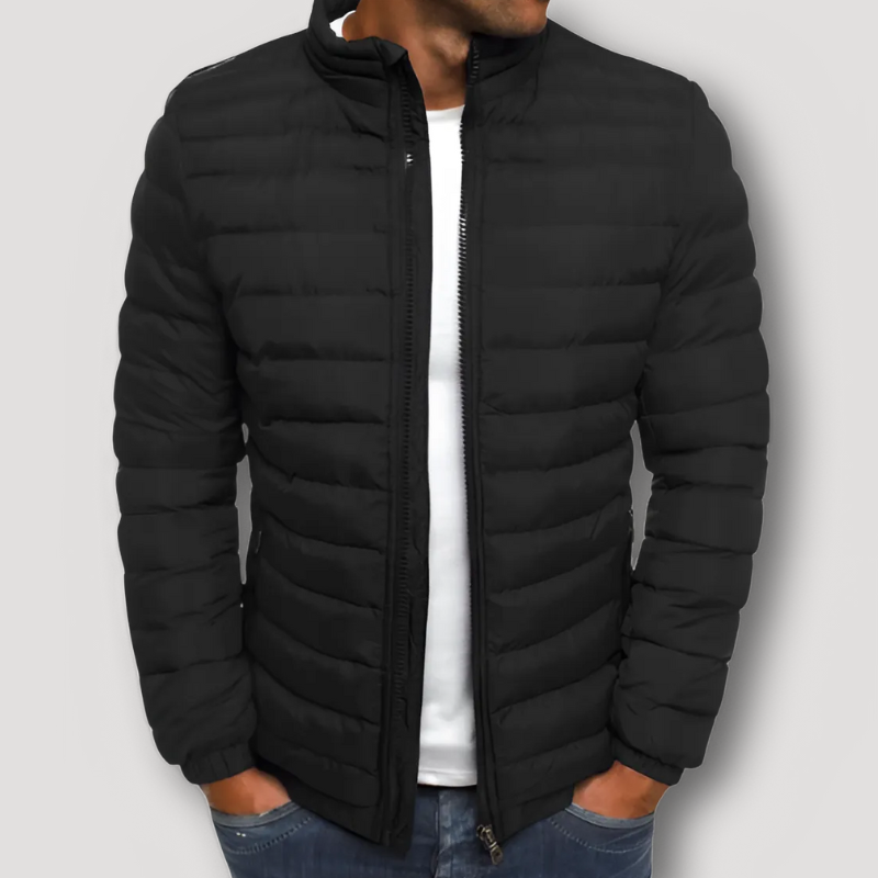 Zip Up Lichtgewicht Mannen Puffer Jas