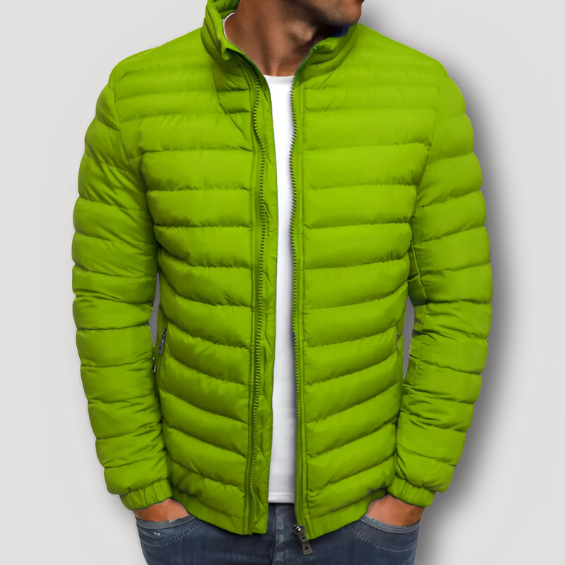 Zip Up Lichtgewicht Mannen Puffer Jas