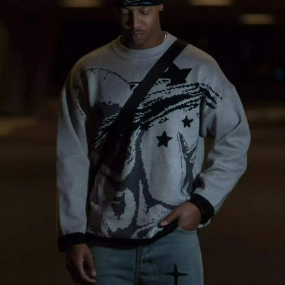 Y2K Modern Hiphop Sweater - Pull over streetwear voor mannen